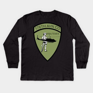 176th Assault Helicopter Co wo txt Kids Long Sleeve T-Shirt